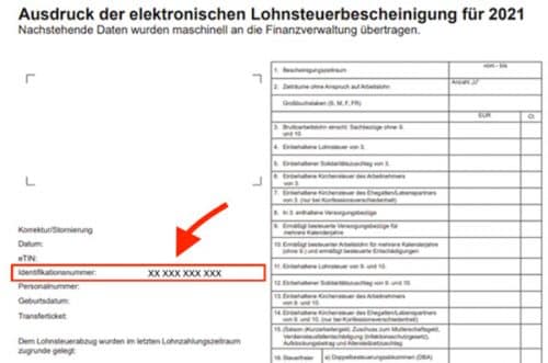 SuP_Steueridentifikationsnummer-Lohnabrechnung